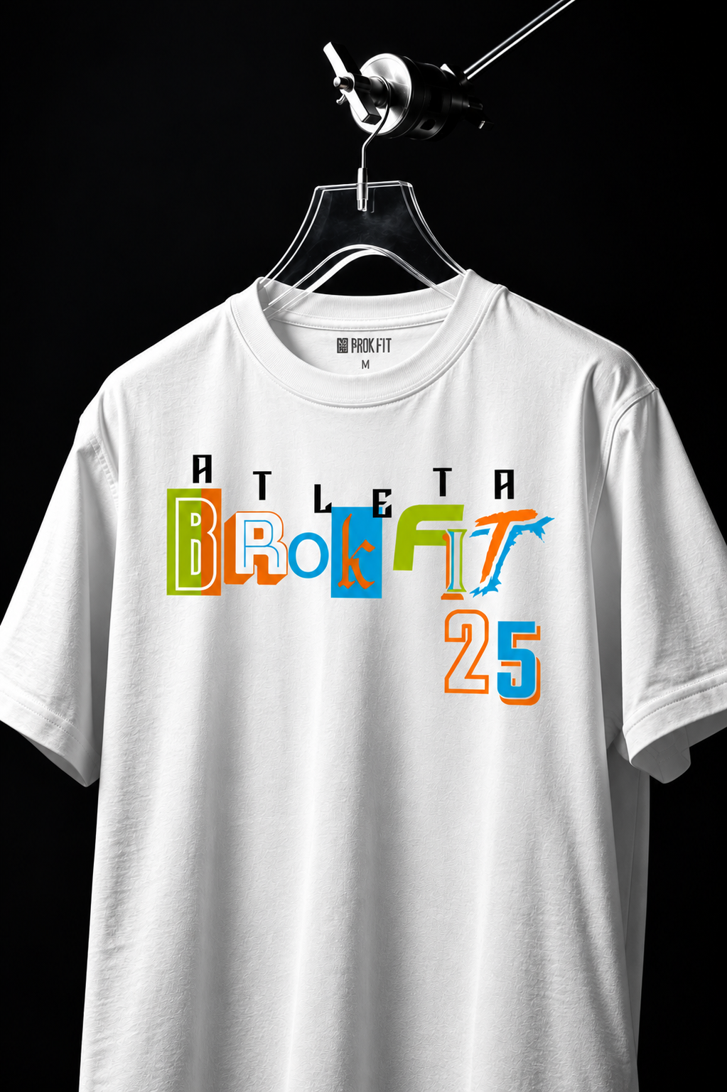 1026 - Camiseta Brok Fit 25 Blanca