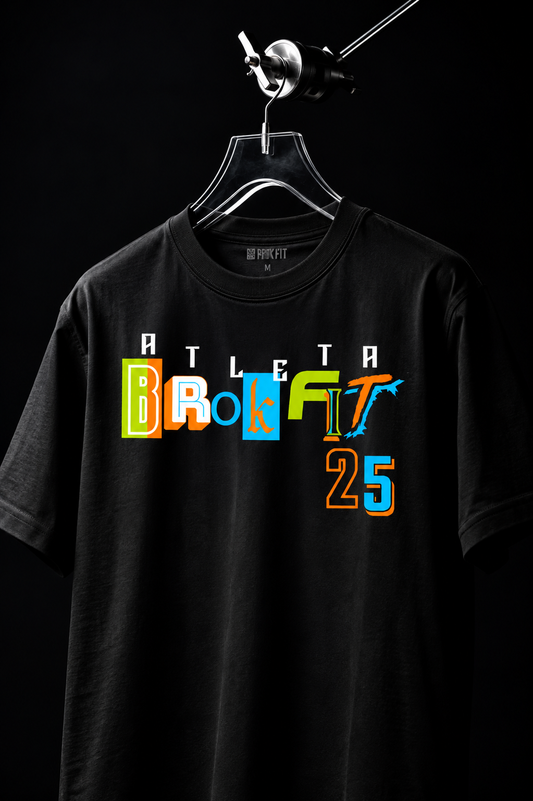 1025 - Camiseta Brok Fit 25 Negra