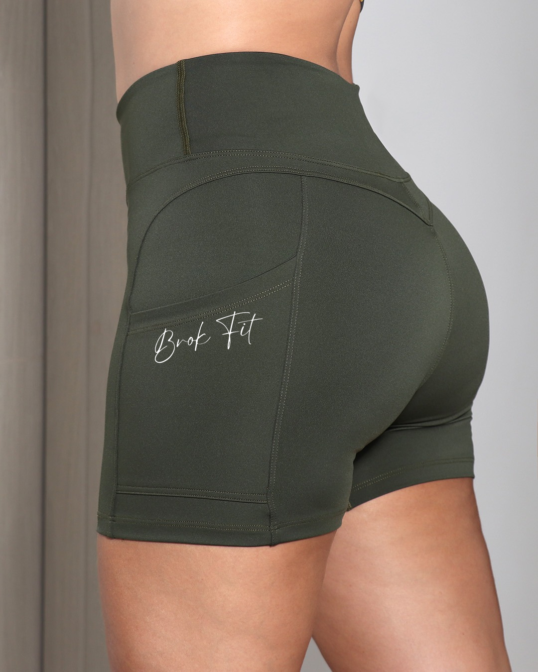Short Deportivo Dama High Waist Pocket
