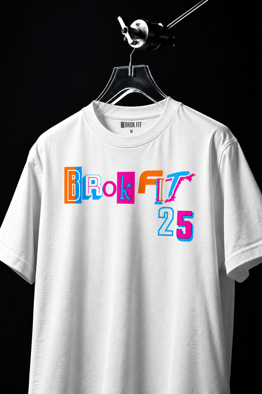 1026 - Camiseta Brok Fit 25 Blanca