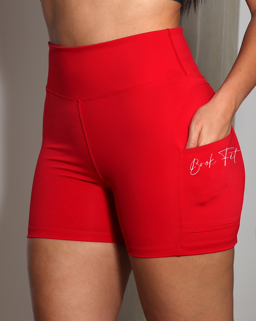 Short Deportivo Dama High Waist Pocket