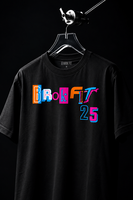 1025 - Camiseta Brok Fit 25 Negra