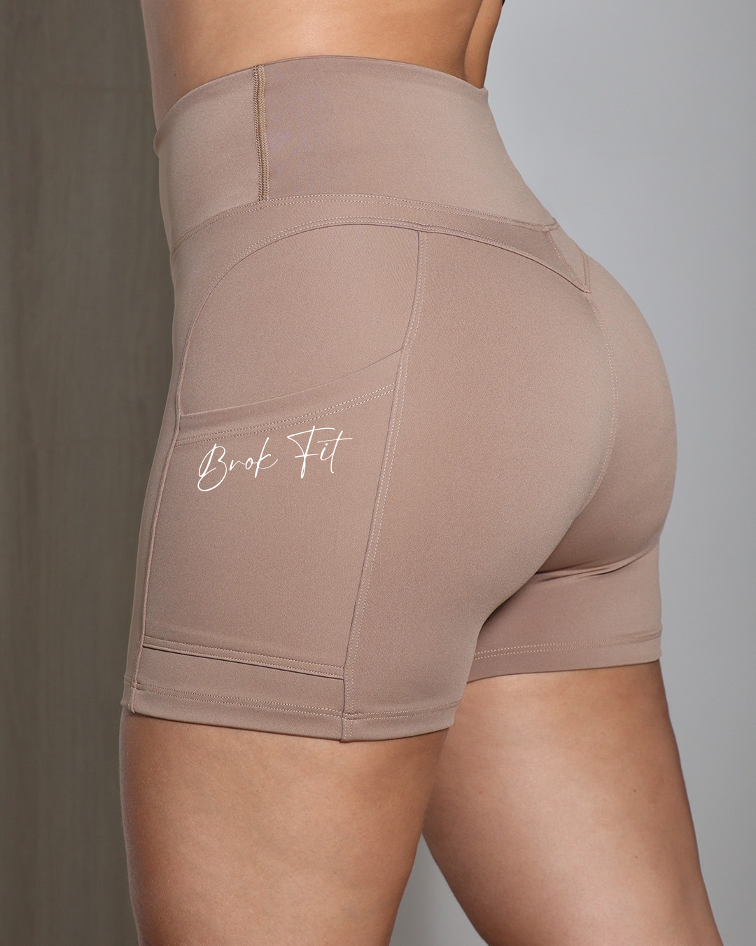 Short Deportivo Dama High Waist Pocket